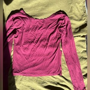 Women's Long Sleeve Top - Pink